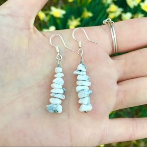 Dangle Gemstone Handmade Earrings